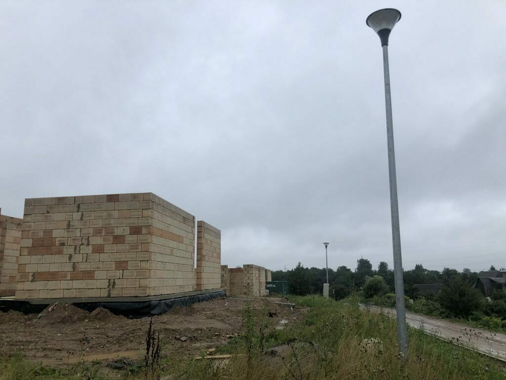Draustinio namai (Lietaviškių g. 82, 82A, 82B, 82C, 82D, 82E, 84B, 84C, 86, 86B, 86C, 86E) - Private house community, Row housing - construction photos