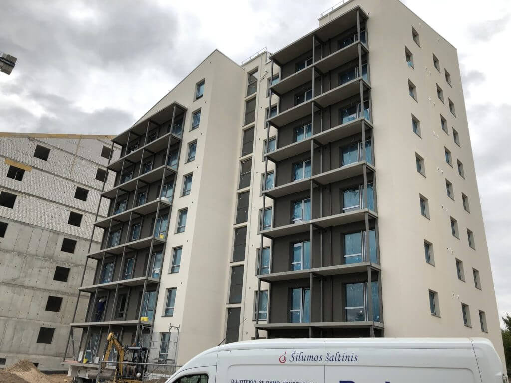 Žvėryno panoramos (Siesikų g. 14) - Multi apartment - construction photos