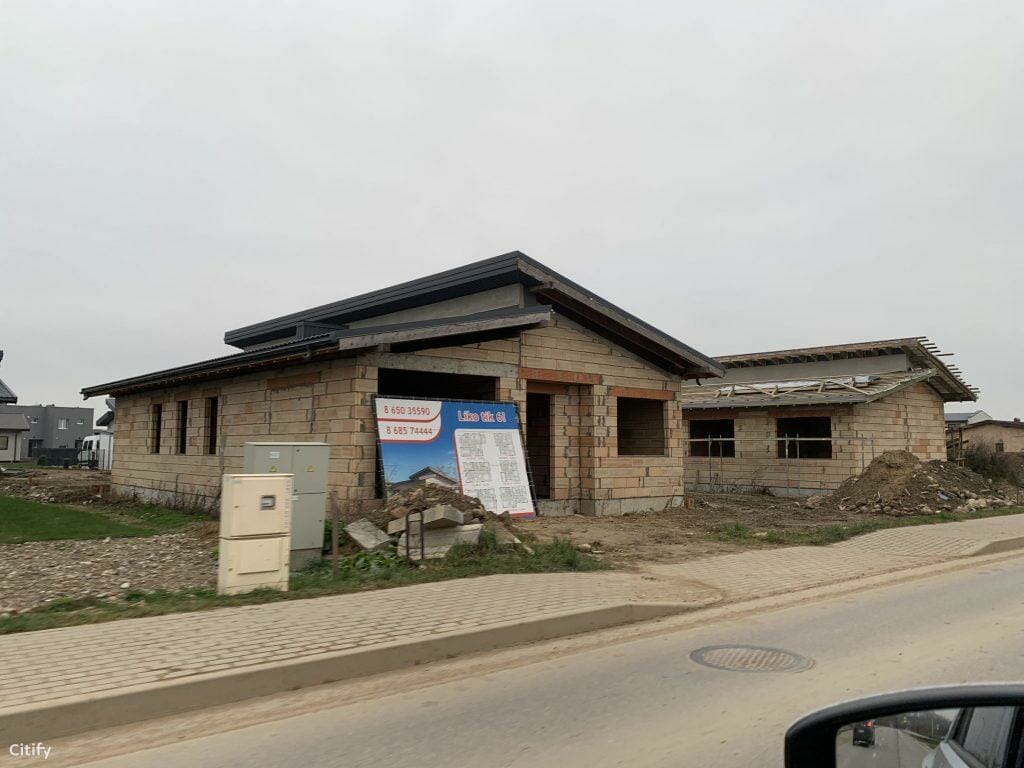 17 perlų (Uždaroji g.) - Private house community - construction photos