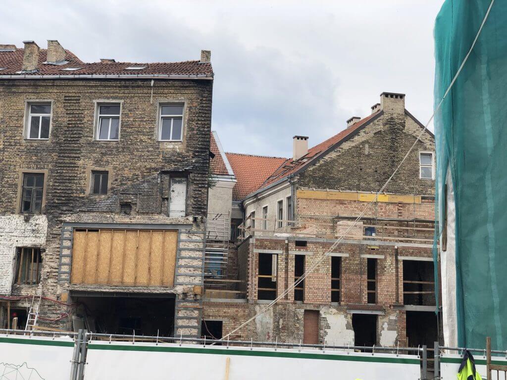 Vilniaus tarptautinės mokyklos plėtra (Rusų g. 5) - Primary and secondary education - construction photos