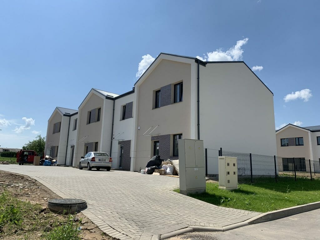 Pavilnio namai (P. P. Būčio g. 1, 2, 4, 5, 6, 7, 8, 9, 10, 11, 12, 13, 14, 16) - Row housing - construction photos