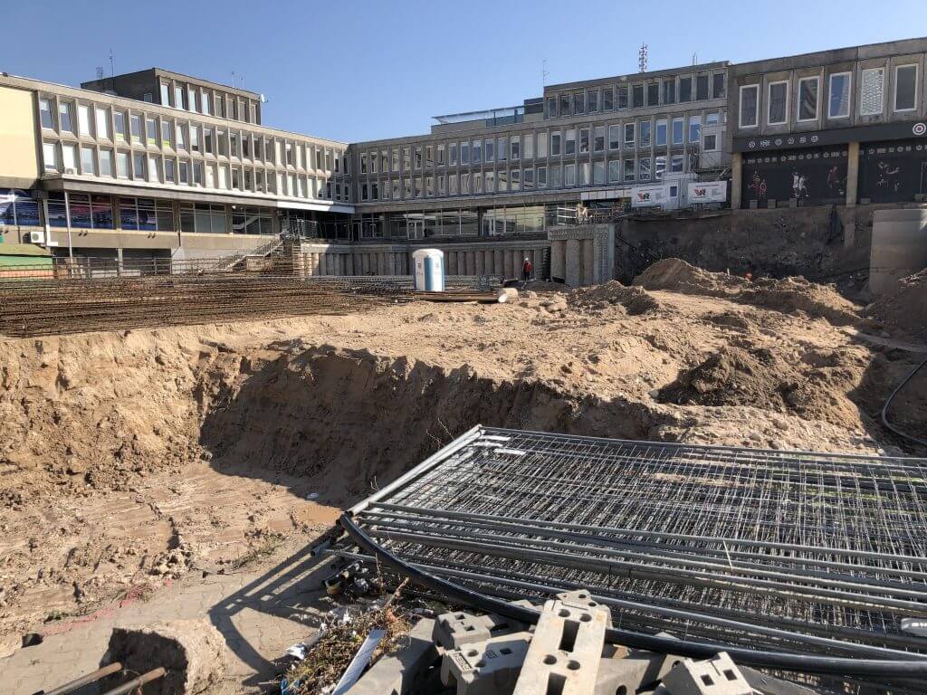 Artery (Konstitucijos pr. 18B) - Biroju centrs - būvdarbu attēli