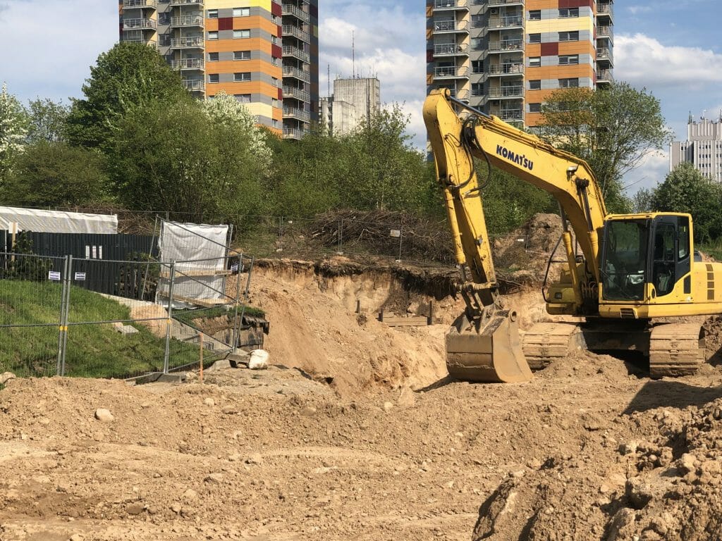 S15 (Spaudos g. 15) - Multi apartment - construction photos