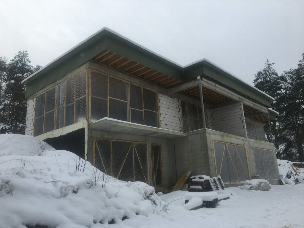 Terasų g. 21 (Terasų g. 21) - Row housing - construction photos