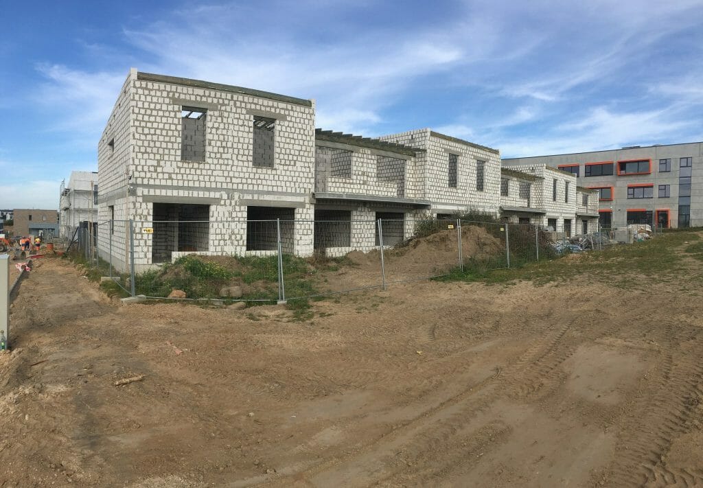 Lukšinės namai (Albanų g. 10) (Albanų g. 10) - Row housing - construction photos