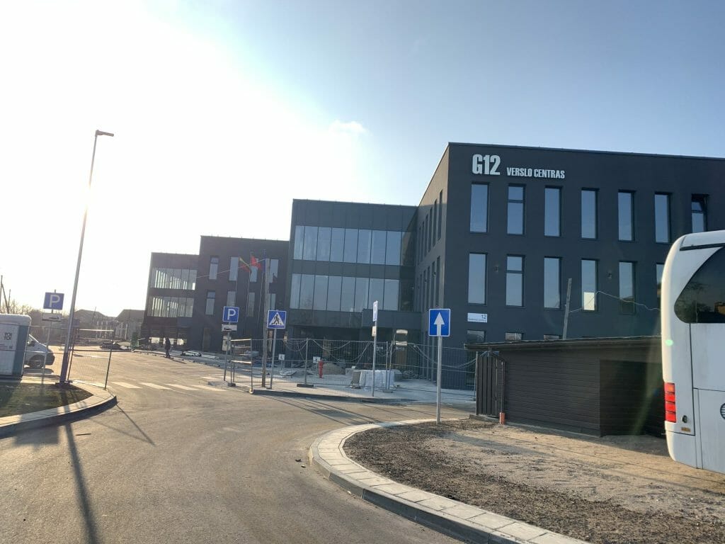 G12 (Šeškinės Sodų g. 12) - Office center - construction photos