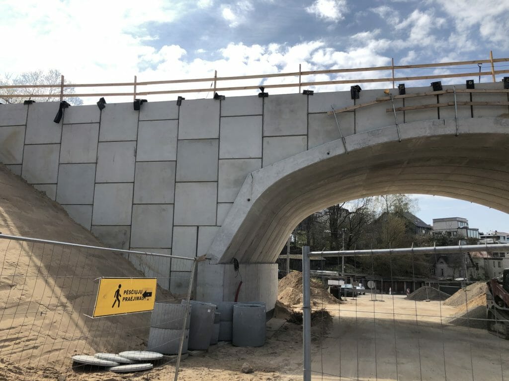 Žemaičių g. viadukas virš P. Kalpoko g. (Žemaičių g.) - Street - construction photos