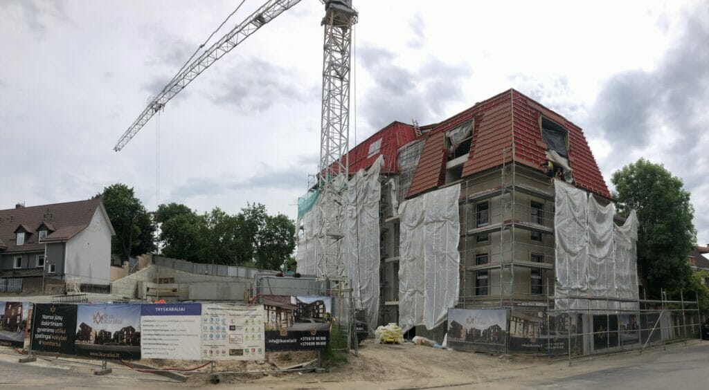 Trys karaliai (Polocko g. 25, 31) - Multi apartment - construction photos