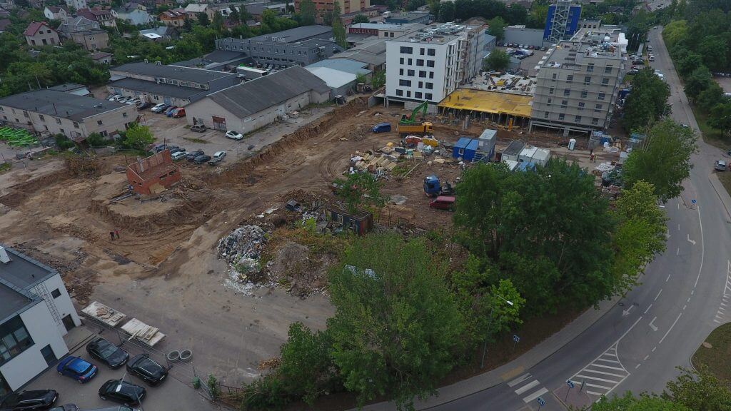 Paparčių namai 2 etapas (Utenos g. 41A) - Daugiabutis - statybų nuotraukos