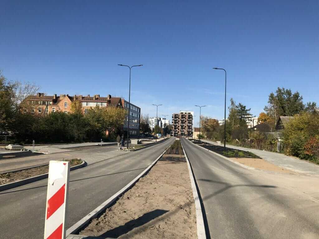 Kernavės g. (Kernavės g.) - Bike path, Street - construction photos