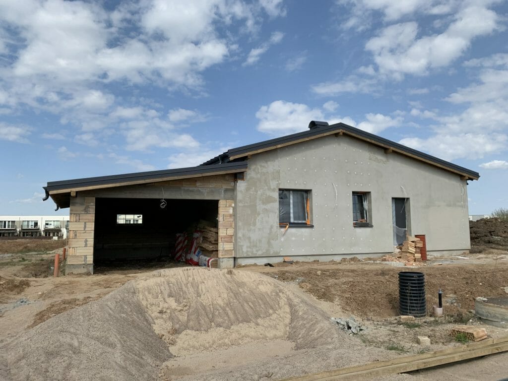 Giraitės terasos (Gervuogių g. 1, 2, 3, 5, 6, 7, 8, 9, 12 - 52 , Mėlynių g. 1, 1A, 2, 2A, 3, 3A, 4, 4A, 5, 5A - 26, 26A) - Private house community - construction photos