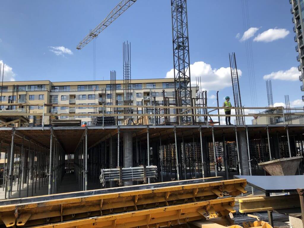 Wave (Savanorių pr. 5) - Office center - construction photos