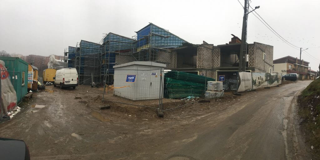 Baltupio krantas (Naujakiemio g. 21C, 23) - Row housing - construction photos