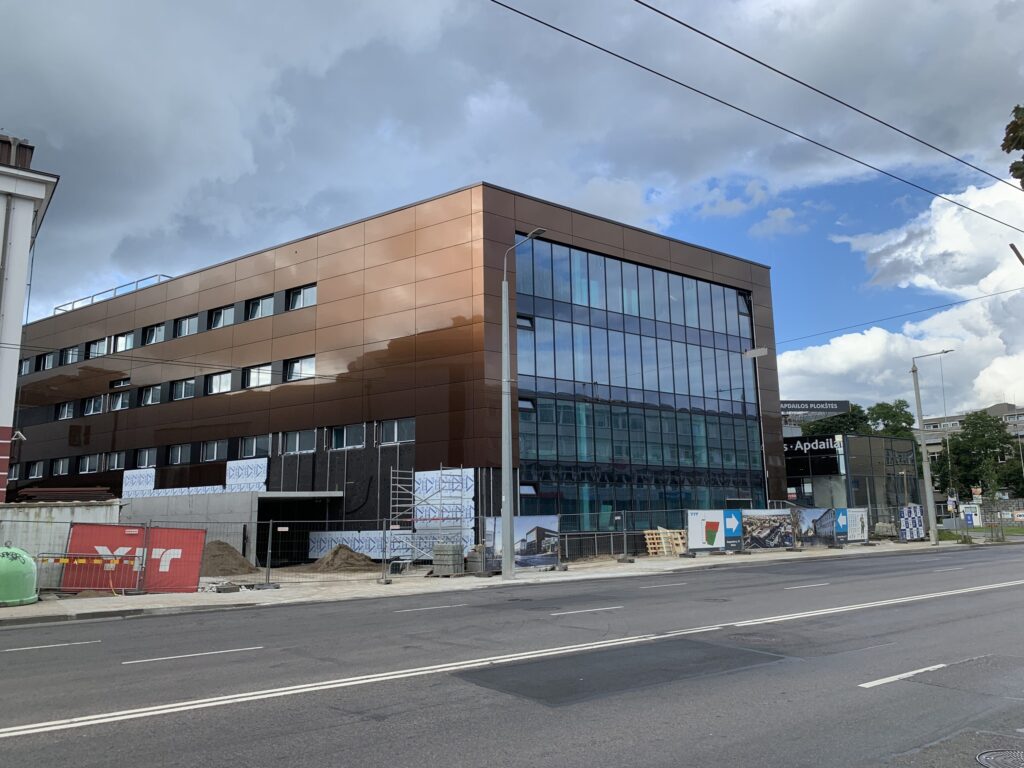 Lenkų kultūros namų priestatas (Naugarduko g. 76) - Cultural center - construction photos