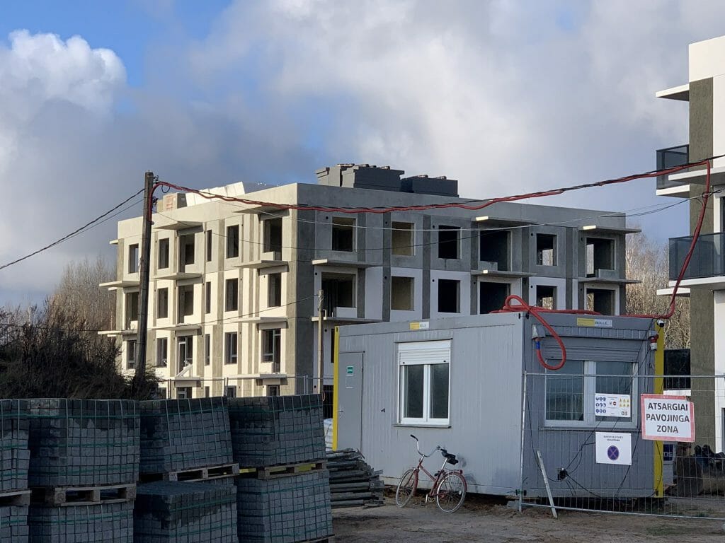 Bajorų alėjos 2 etapas (Salaspilio g. 1) - Multi apartment - construction photos