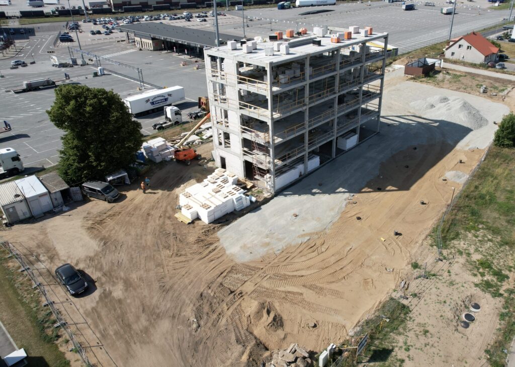 STATETA degalinė (Minijos g. 90) - Petrol station - construction photos