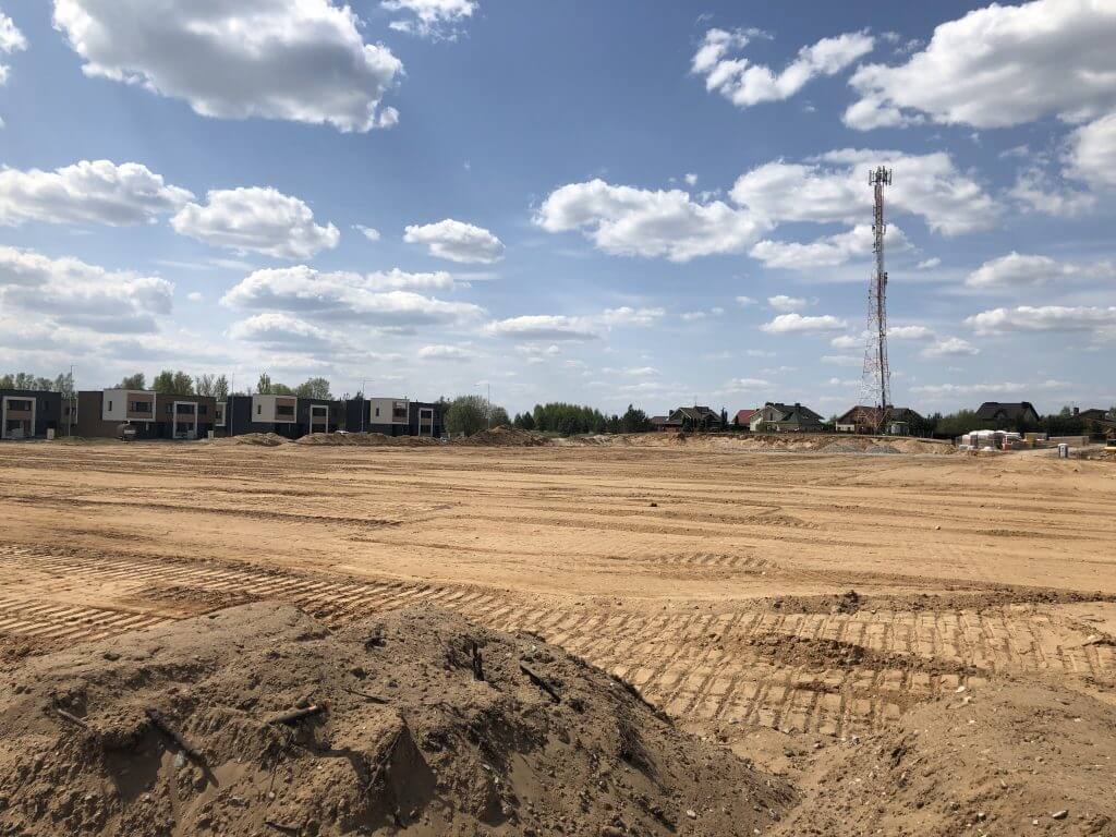 Moki-veži Pilaitė (Pilkalnio g. 3) - Shopping center - construction photos