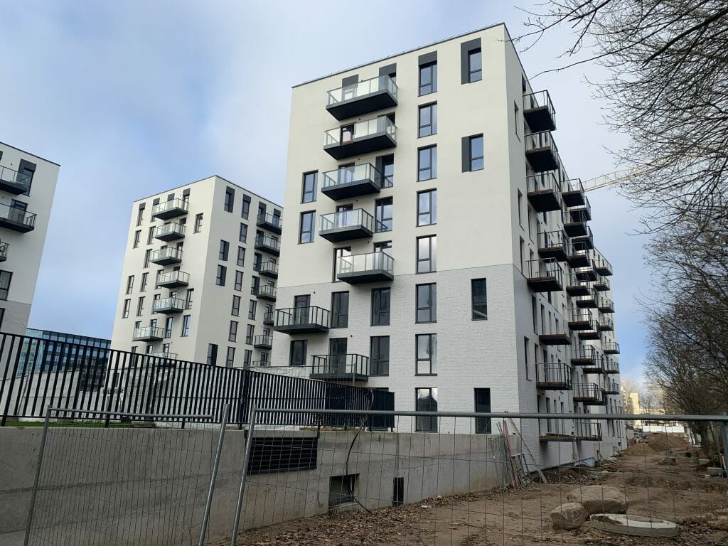 Centro rezidencija 3 etapas (Rinktinės g. 3) - Daugiabutis - statybų nuotraukos