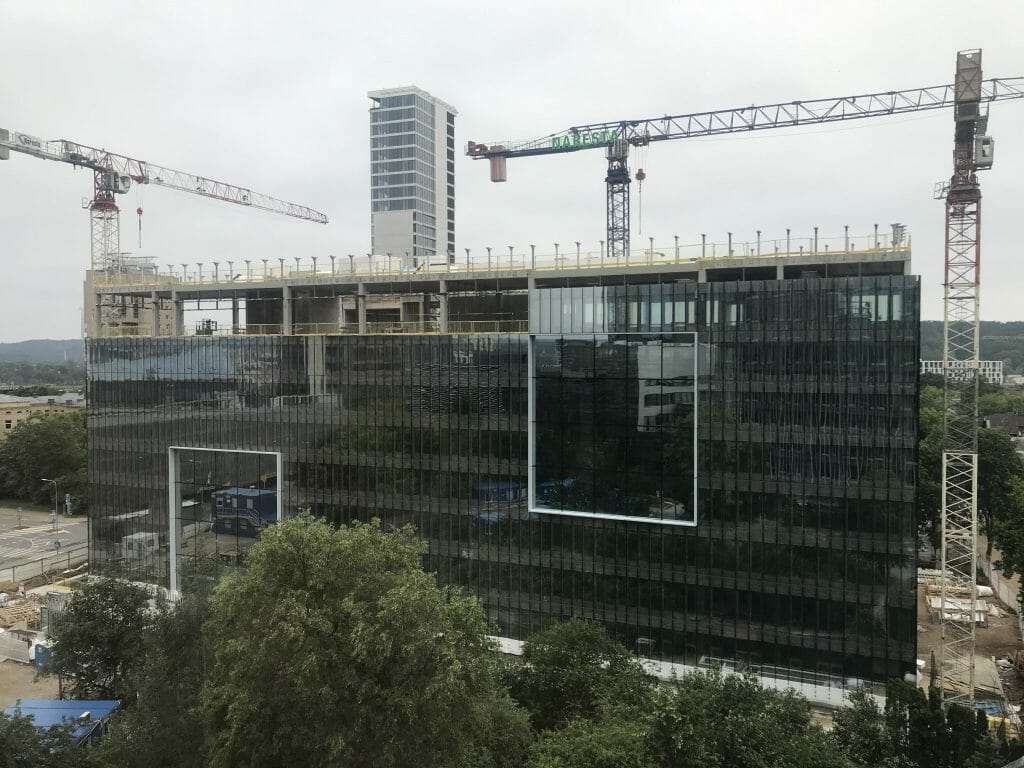 Lvivo (Lvivo g. 37) - Office center - construction photos