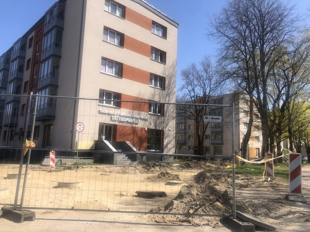 Rumpiškių kvartalas (III teritorija) (Taikos pr.,Rumpiškės g., Sausio 15-osios g.) - Pedestrian path - construction photos