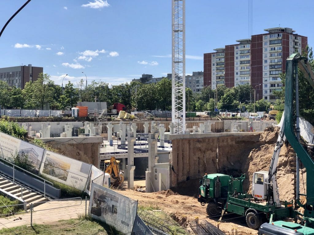 Freedom 36 (Laisvės pr. 36) - Office center - construction photos