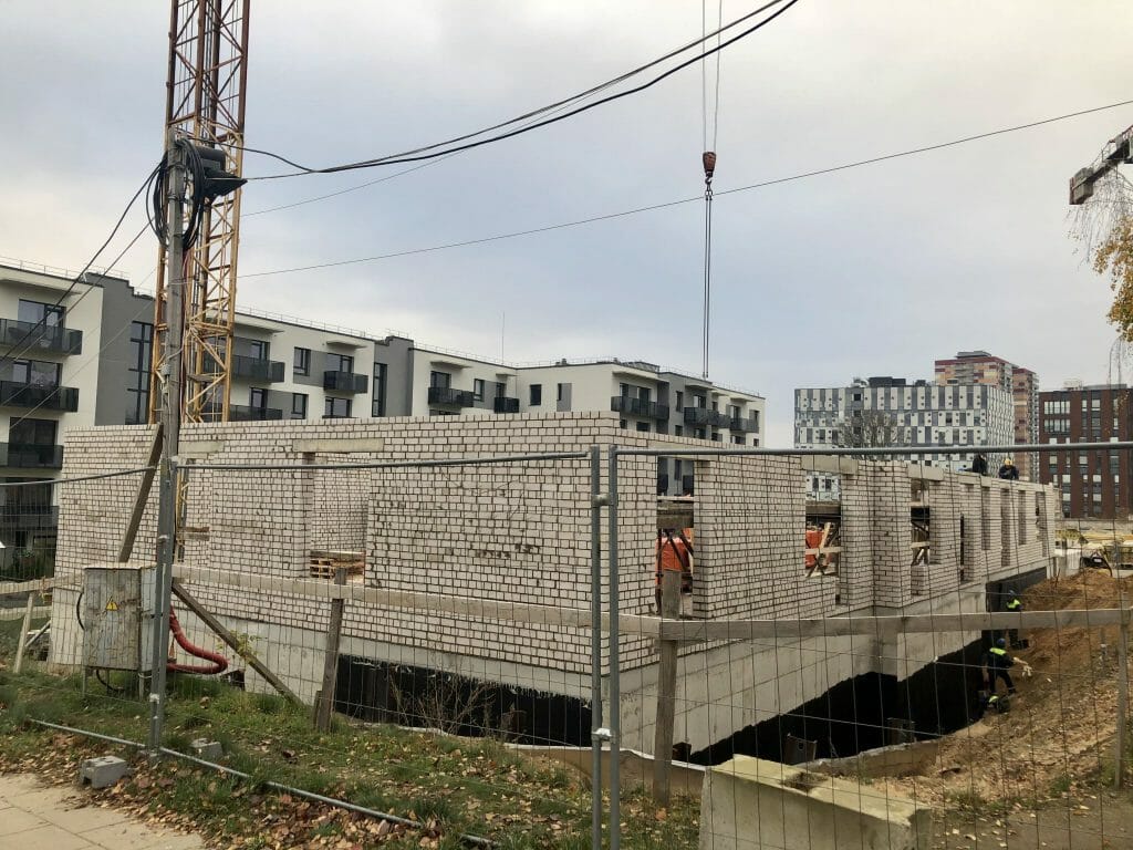 Kavoliuko 14 (A. P. Kavoliuko g. 14) - Multi apartment - construction photos