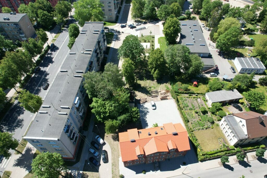 Rumpiškių kvartalas (III teritorija) (Taikos pr.,Rumpiškės g., Sausio 15-osios g.) - Pedestrian path - construction photos