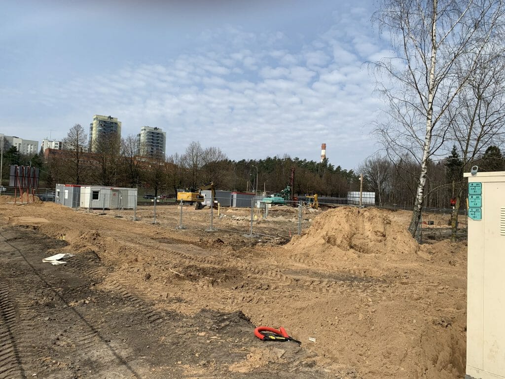 Jomanto parkas 1-2 etapai (Baltupio g. 61A) - Multi apartment - construction photos