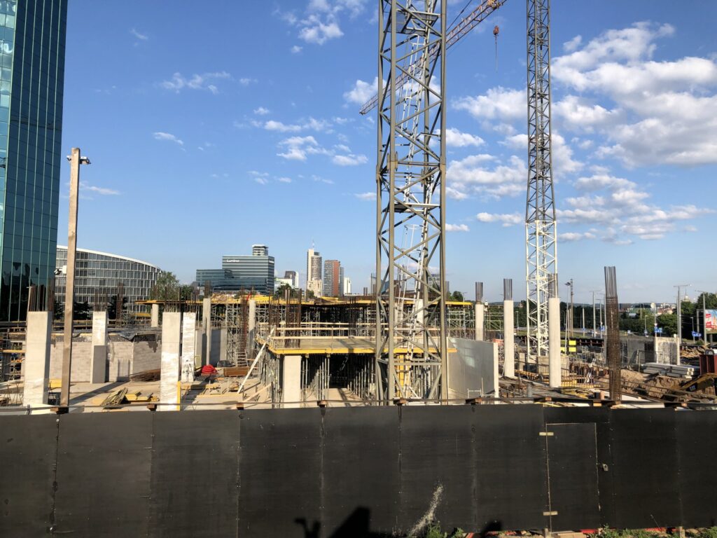 Teltonika Saltoniškių g. (Saltoniškių g. 14) - Office center - construction photos