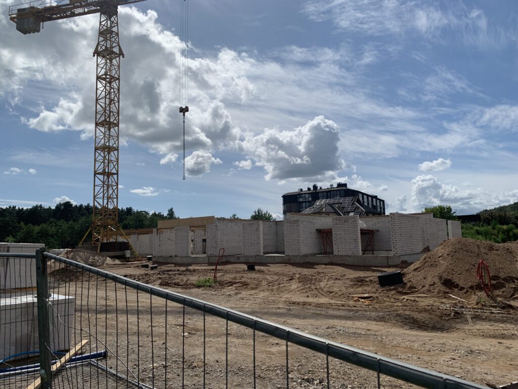 Pušų apartamentai 1 etapas (B namas) (Raudondvario pl. 288K) - Multi apartment - construction photos