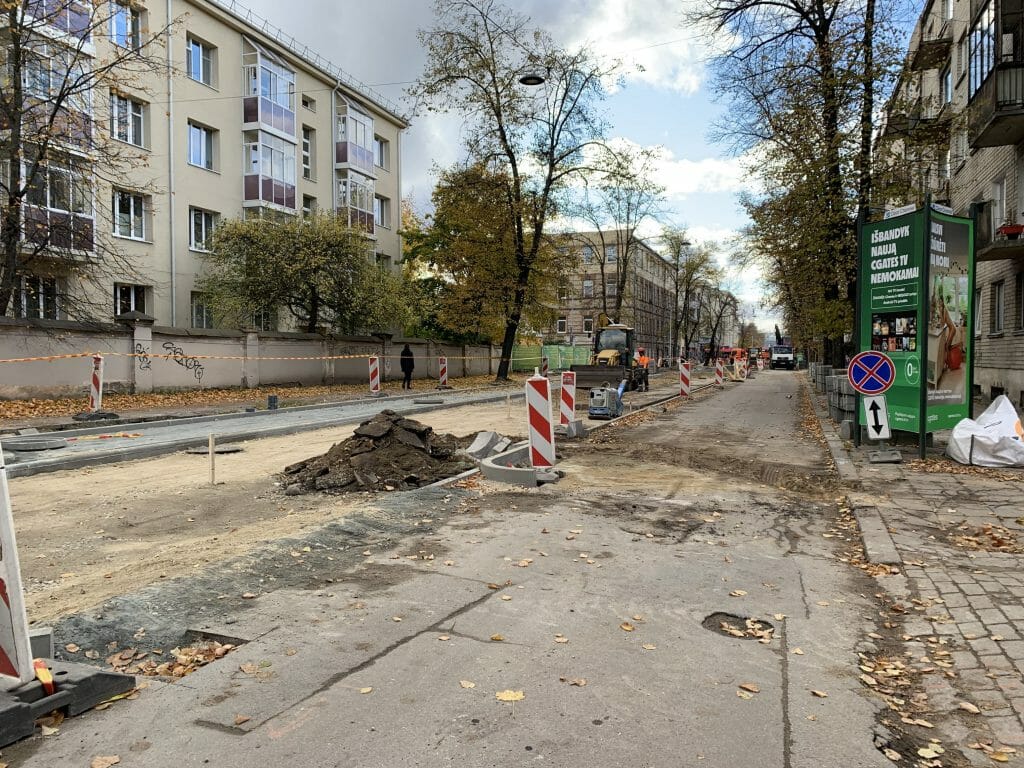 Ramaus eismo T. Ševčenkos g. (T. Ševčenkos g.) - Street - construction photos