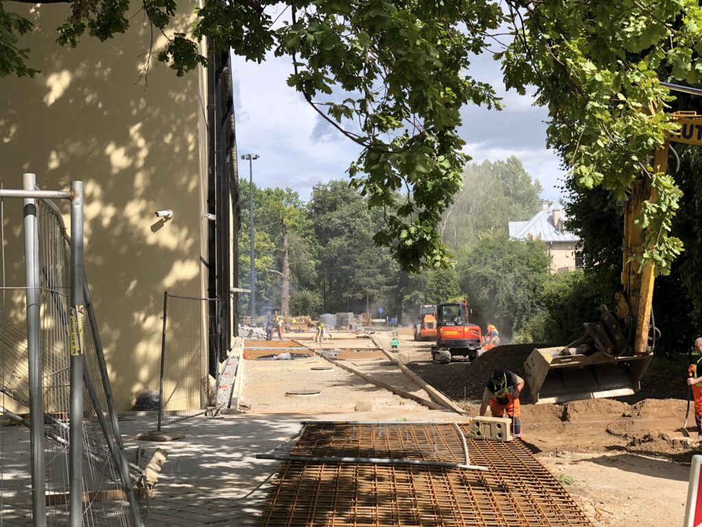 Kauno sporto halė (Perkūno al. 5) - Sports arena - construction photos