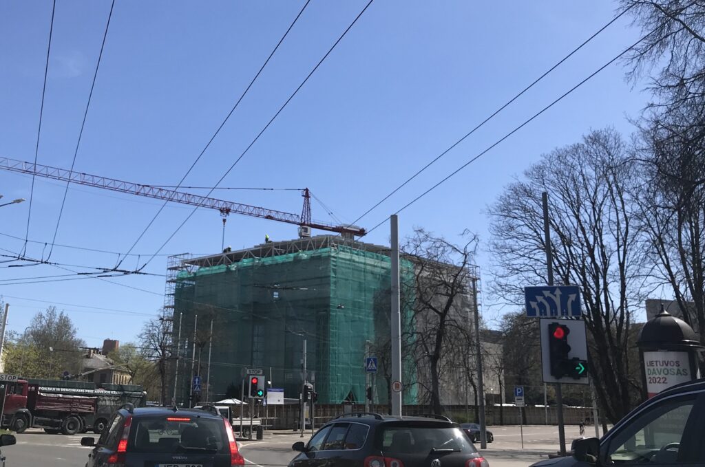 Vilniaus kongresų rūmai (Vilniaus g. 6-1) - Concert hall - construction photos