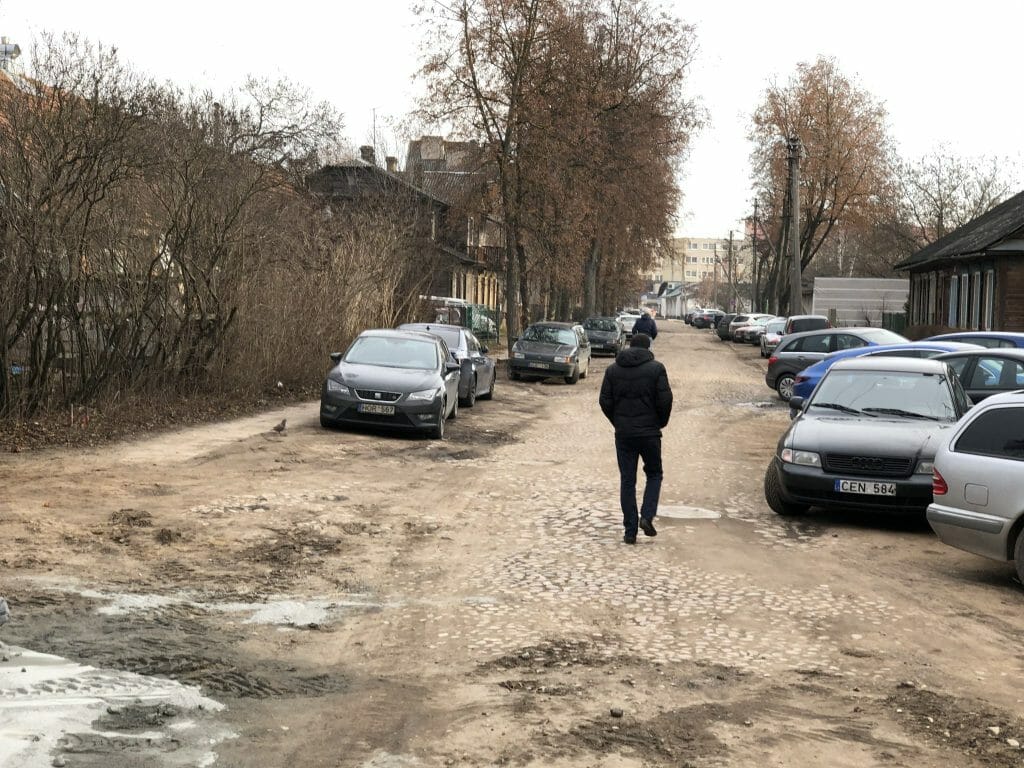 Giedraičių ir S. Fino g. (Giedraičių g.) - Bike path, Street - construction photos