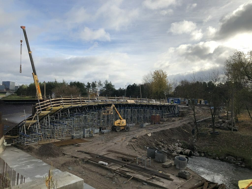 Nemuno salos tiltas (1) (Nemuno salos parkas) - Bridge - construction photos