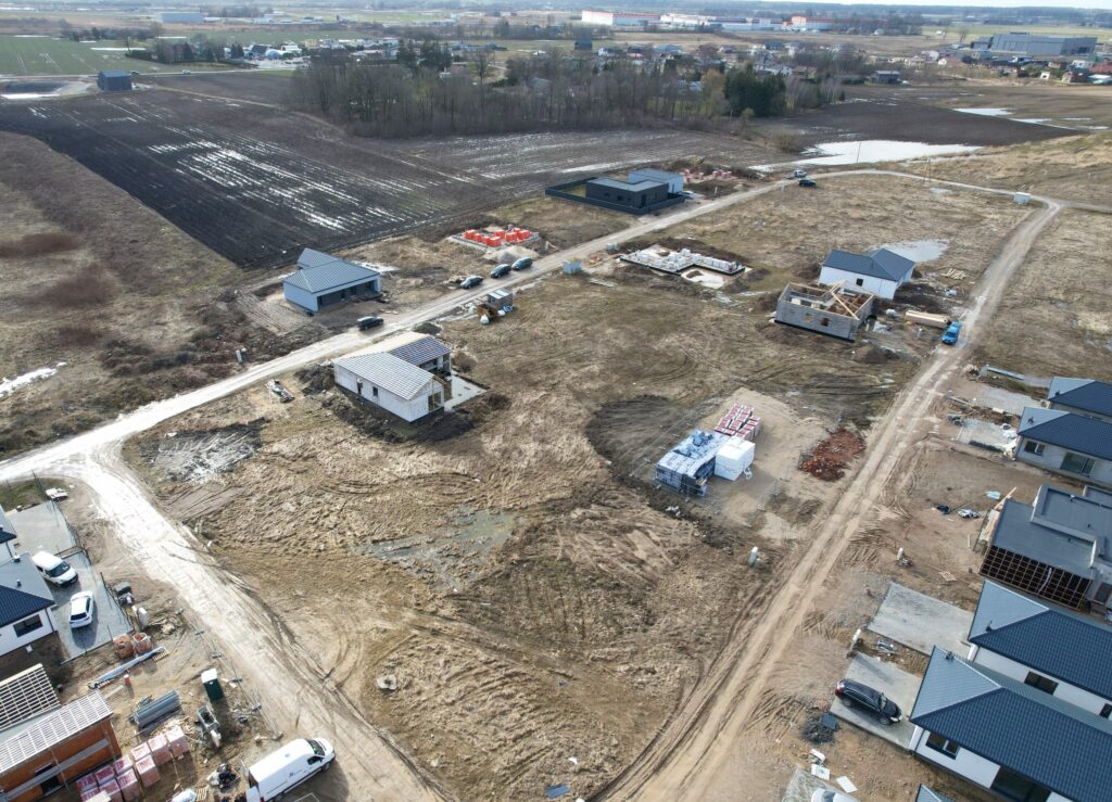 Namai Aleksote (Juozo Vyšniausko g.) - Private house community - construction photos