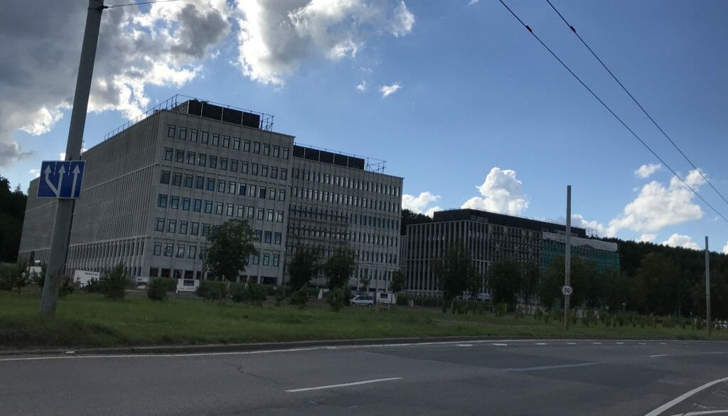 Business Garden Vilnius 1 etapas (Laisvės pr. 10) - Office center - construction photos