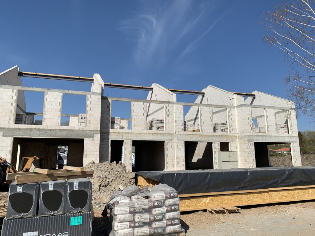 Gabijos g. namai (Gabijos g.) - Sublokuoti namai - statybų nuotraukos