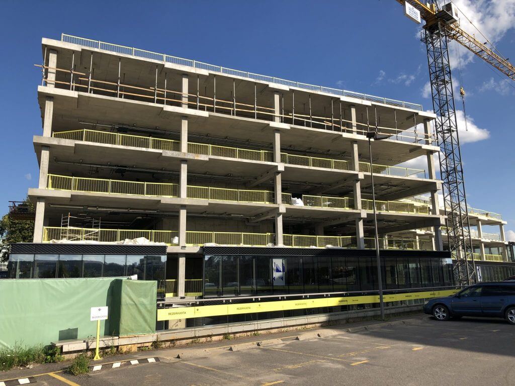 SEB administracinis (Gedimino Baravyko g. 4) - Biroju centrs - būvdarbu attēli