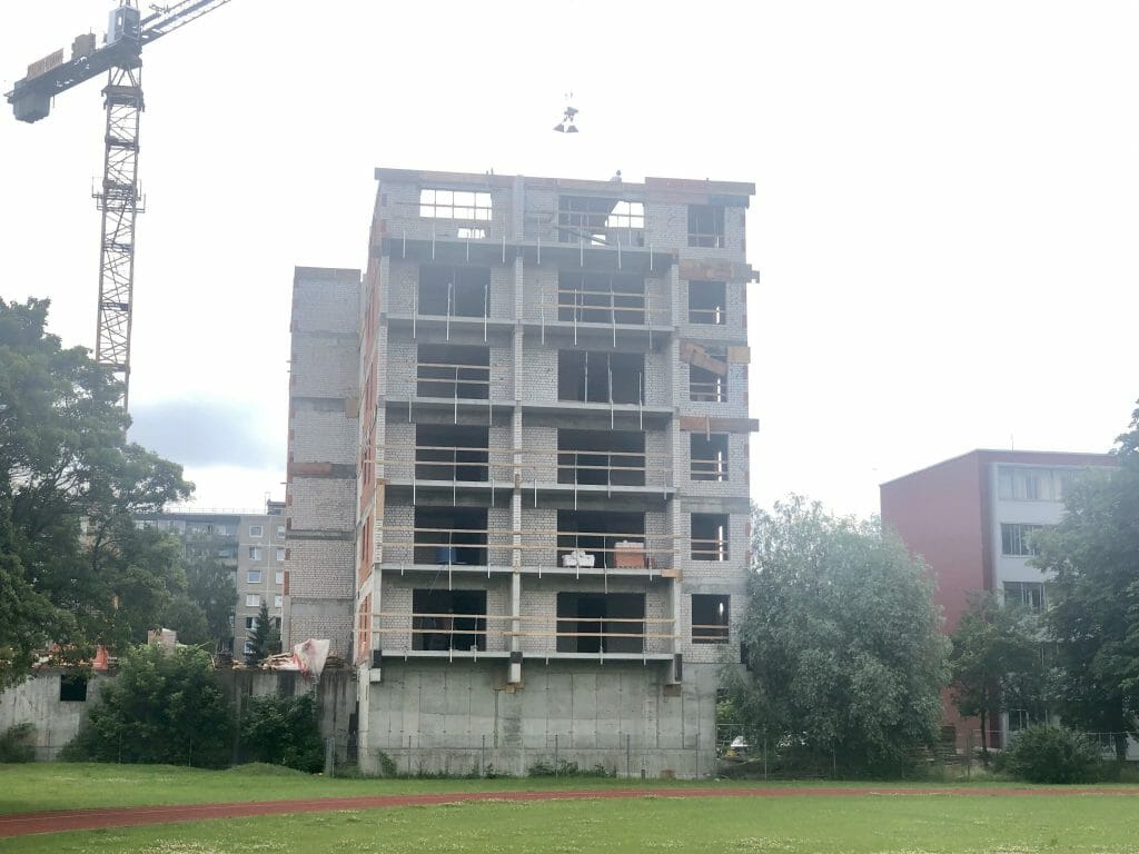 Taikos 55A (Taikos pr. 55A) - Multi apartment - construction photos