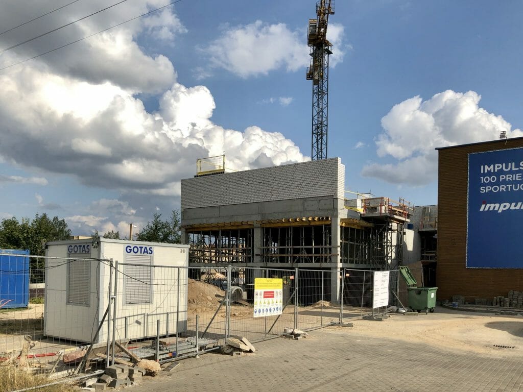 Paukščių takas 1 etapas (Ozo g. 41) - Multi apartment - construction photos