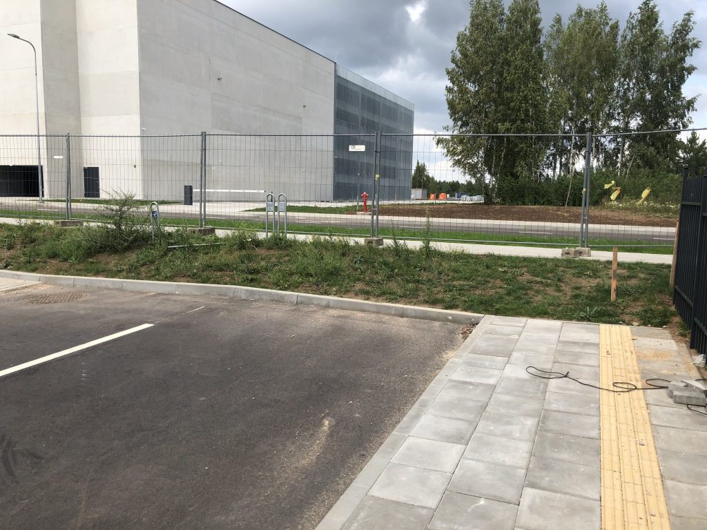 Stovėjimo aikštelė Karaliaučiaus g. (Karaliaučiaus g. 26) - Parking facility - construction photos