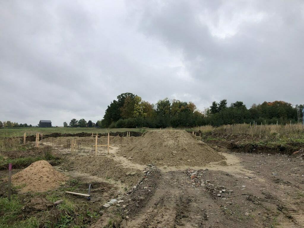 Namai Aleksote (Juozo Vyšniausko g.) - Private house community - construction photos