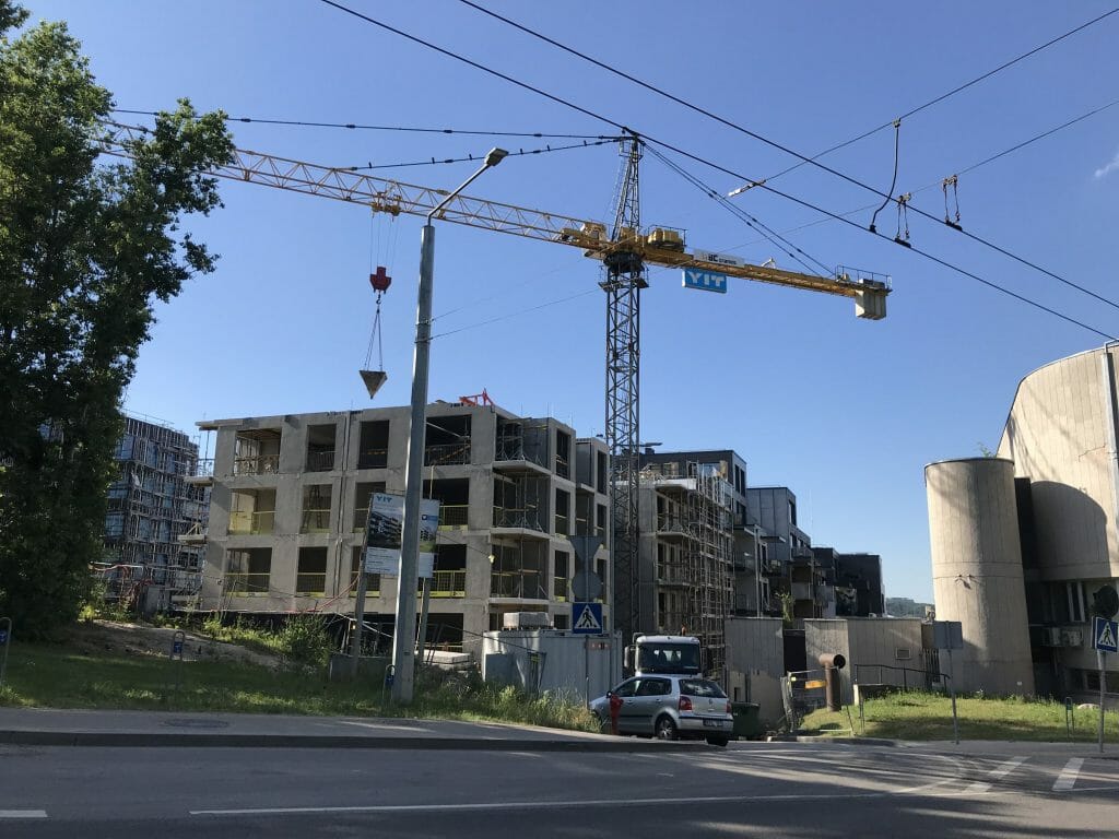 Matau Vilnių 3 etapas (Aludarių g. 9, 11) - Multi apartment - construction photos