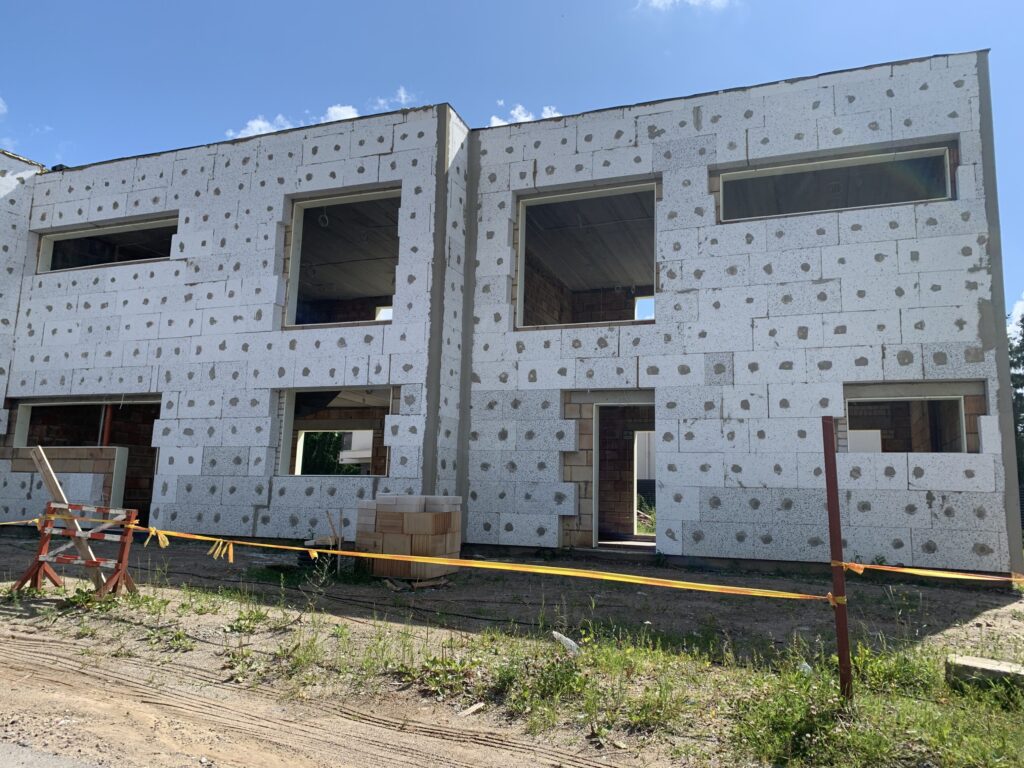 Partizanų g. 81 (Partizanų g. 81) - Row housing - construction photos