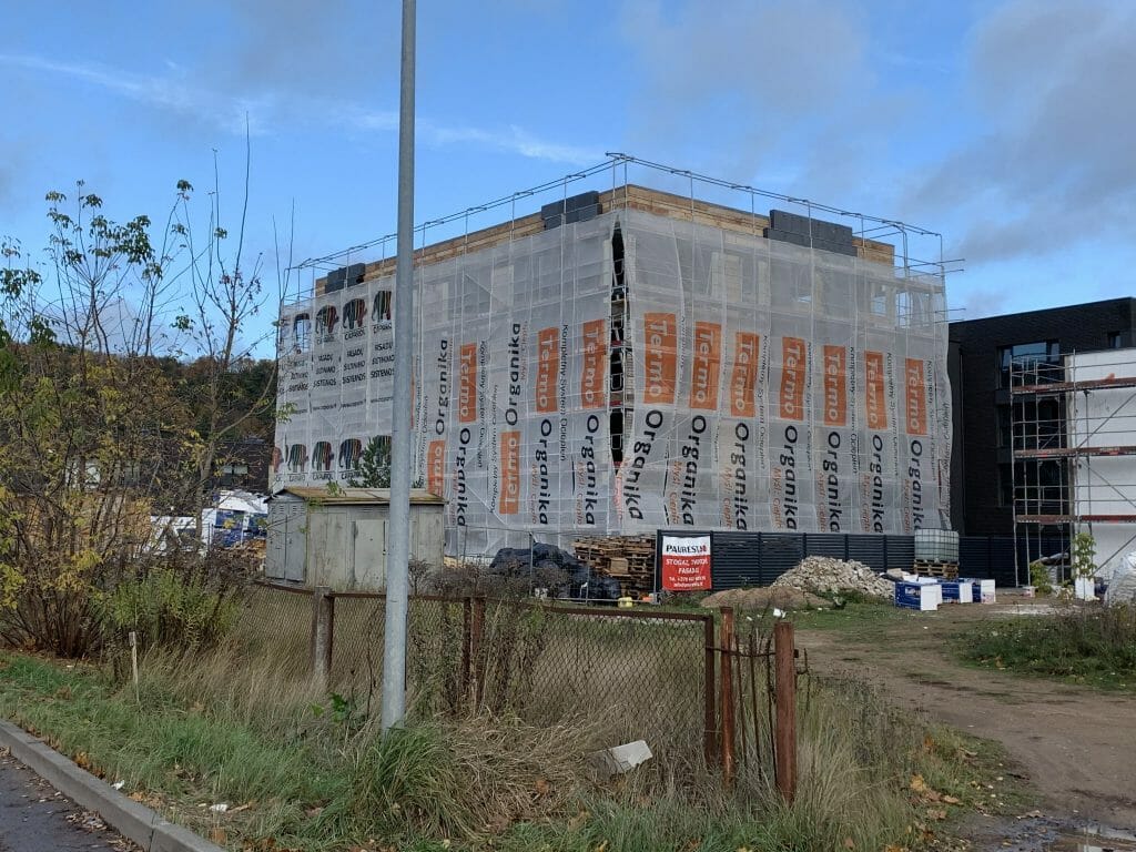 Lampėdžių vilos (Rimties skg. 5, 5A) - Multi apartment - construction photos