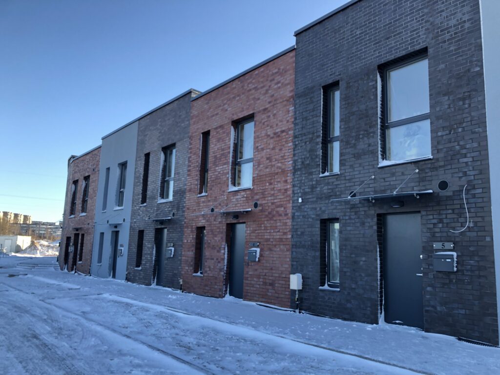 PaJustis 1 etapas (Mozūriškių g. 190) - Row housing - construction photos