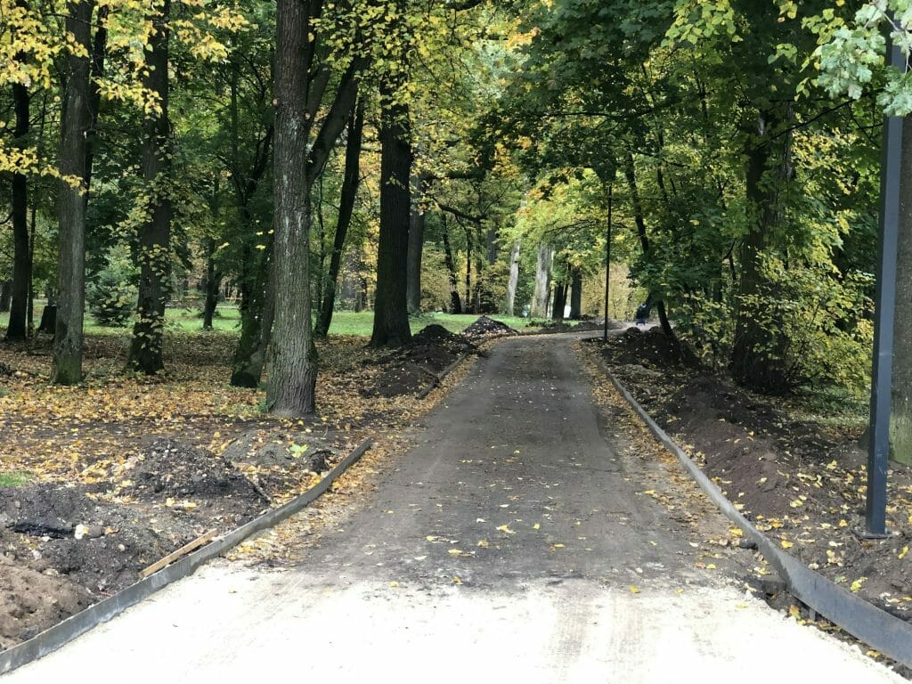 Ąžuolyno parkas (Radvilėnų pl.) - Park - construction photos