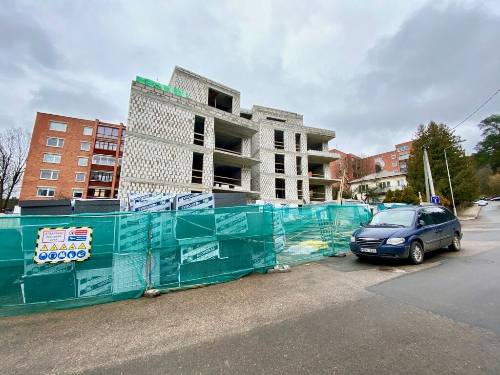 Sapieginės pušynai (Kanklių g. 6) - Daugiabutis - statybų nuotraukos