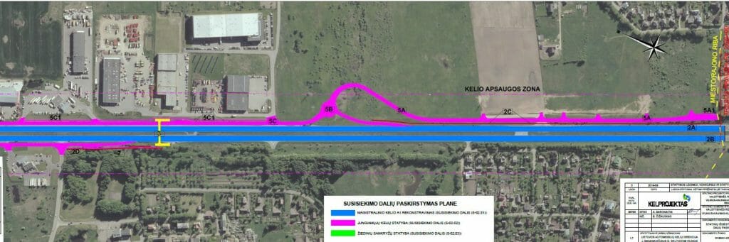 A1 Giraitės atkarpa (viadukas) 102 - 107 km. (A1) - Kelias - vizualizacija